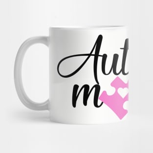 Autism Mom - Pink Mug